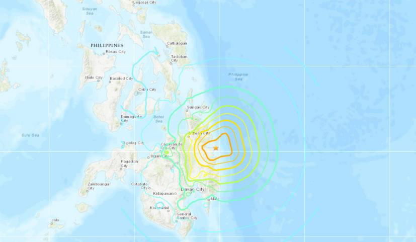 在菲律賓民答那峨島2日晚上發生規模7.6強震，震源深度32公里，並發生多起餘震。...