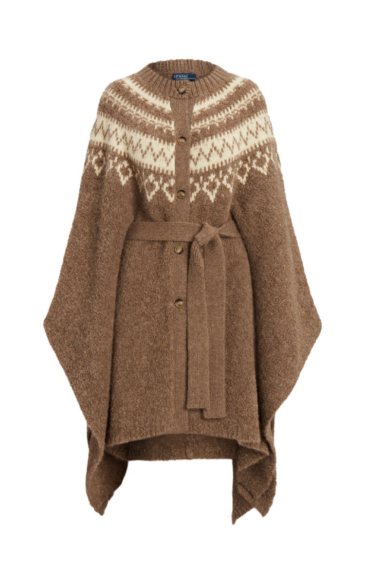 Polo Ralph Lauren羊駝毛混紡斗篷外套，34,880元。圖／Ralph Lauren提供