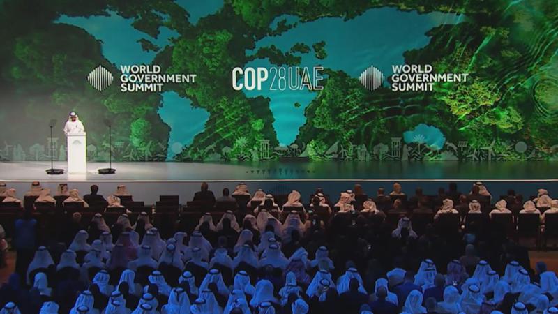 COP28首次全球盤點「巴黎協定」減碳進程，呼籲各國需要加速淨零的步伐。記者陳煜彬／攝影