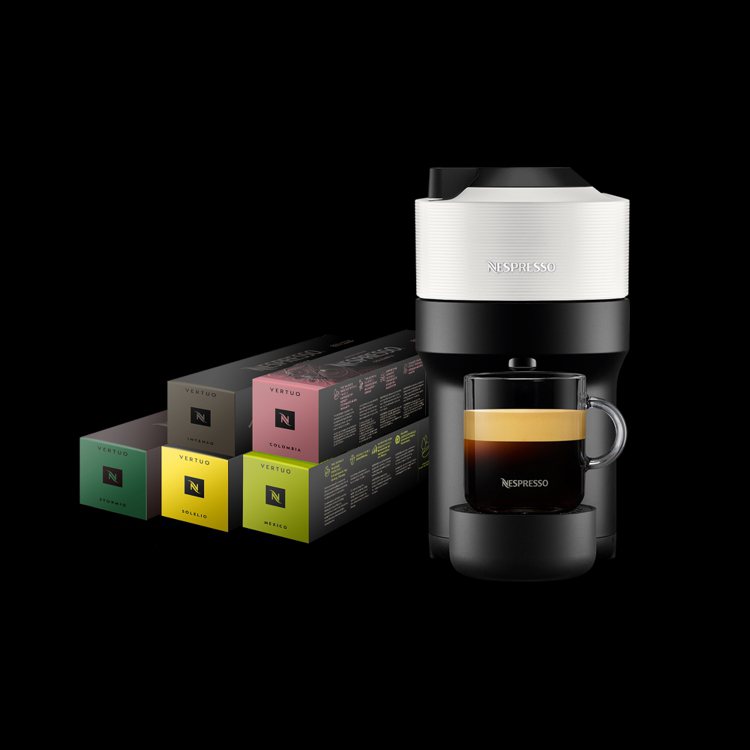 大杯厚萃咖啡愛好者，Vertuo Pop經典優惠組合優惠價6600元。圖／Nespresso提供