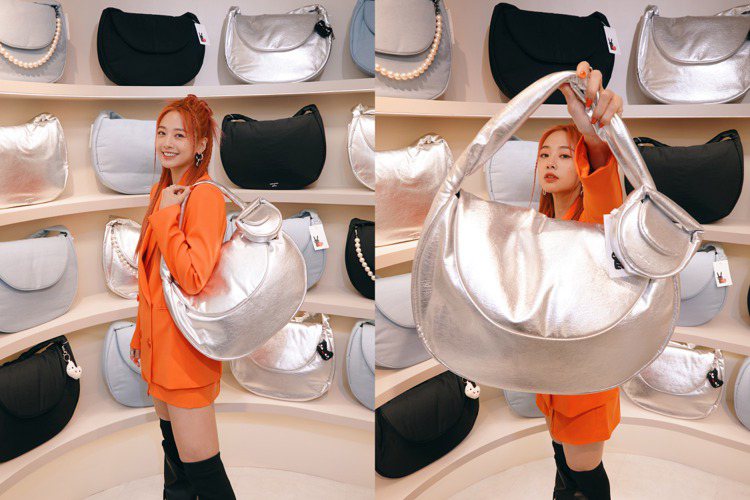 韓星喜愛的設計師袋包品牌SAMO ONDOH首次與藝人GEmma吳映潔聯名合作。圖／SAMO ONDOH提供