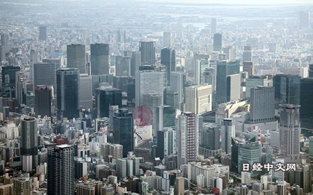大阪的辦公樓價格漲幅連續3次位居首位（大阪市內的高層建築群）。 日經中文網