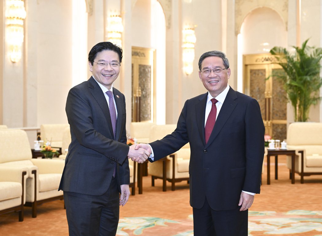 今年5月16日時，新加坡副總理兼財政部長黃循財曾在北京人民大會堂，與大陸國務院總...