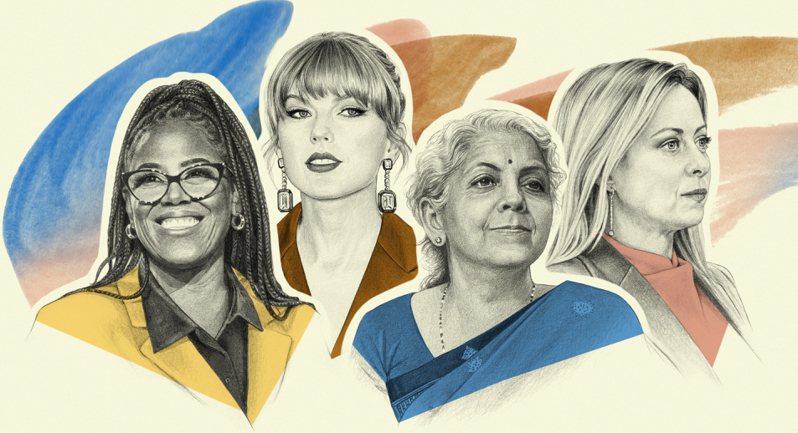 美國《富比士》雜誌公布2023年全球百大最有權勢女性，表彰全球最具影響和啟發的女性企業執行長、藝人、政治家、慈善家和政策制定者。圖／取自富比士官網。