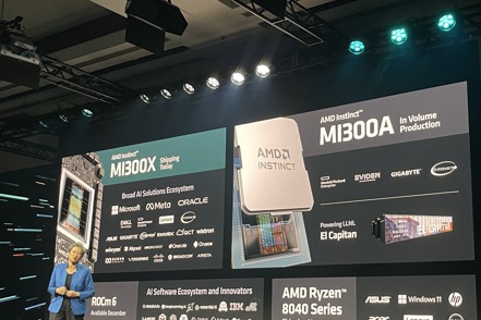 AMD推出多項新品。 記者鐘惠玲攝影