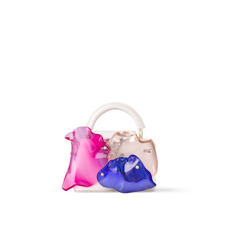 Capucines Mini Blossom手提包，價格店洽。圖／Louis Vuitton提供