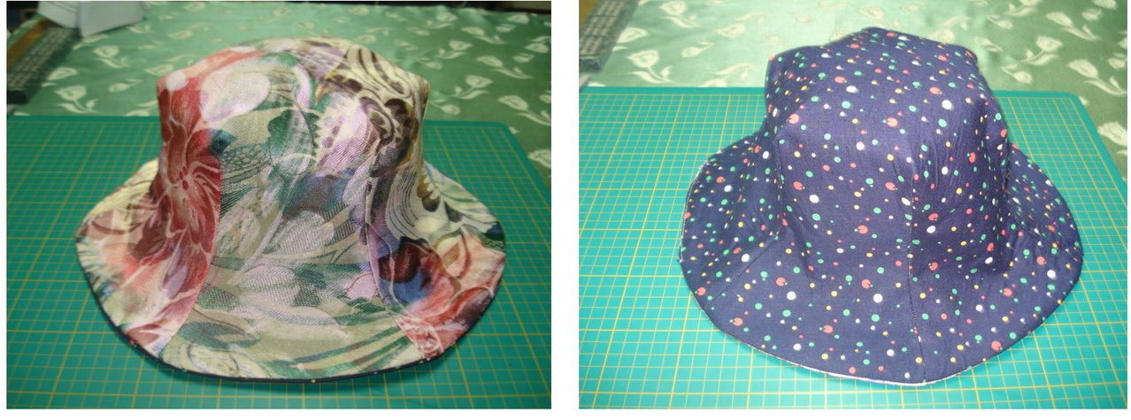 蒔緣手作品：做一頂著輕裝時的小遮陽帽