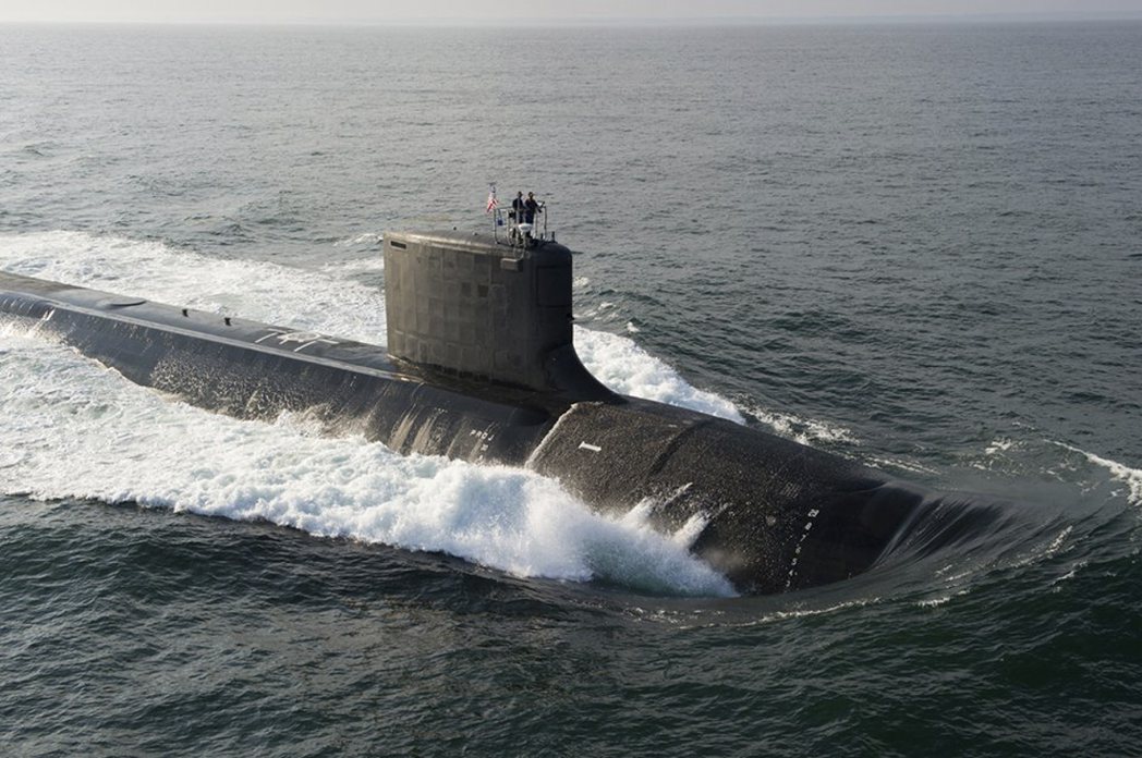 美國維吉尼亞級核動力潛艦「北達科塔號」。路透