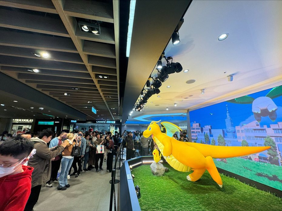 台灣首間寶可夢中心台北12月8日正式開幕。圖／聯合新聞網《科技玩家》攝影