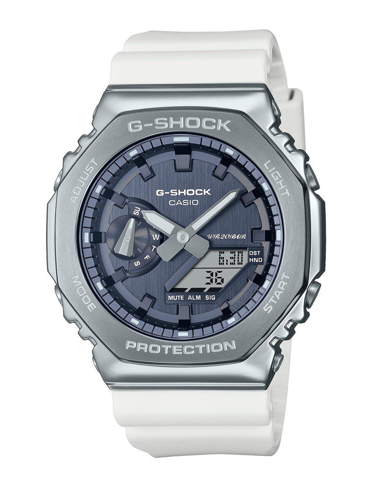 G-SHOCK冬季限量系列GM-2100WS-7A腕表，6,500元。圖／CASIO提供