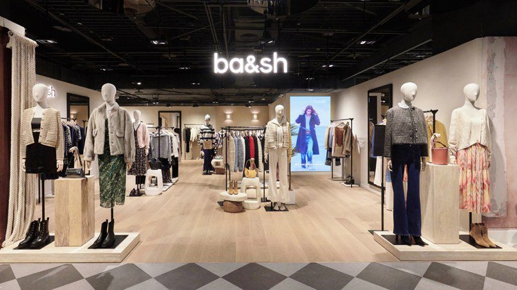 法國時裝品牌ba&sh全台首間專門店進駐新光三越信義新天地A11二樓。圖／ba&sh提供
