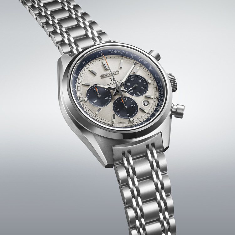 Seiko Prospex SpeedTimer機械計時SRQ047J1腕表，精鋼表殼與表鍊，約85,000元。圖／SEIKO提供