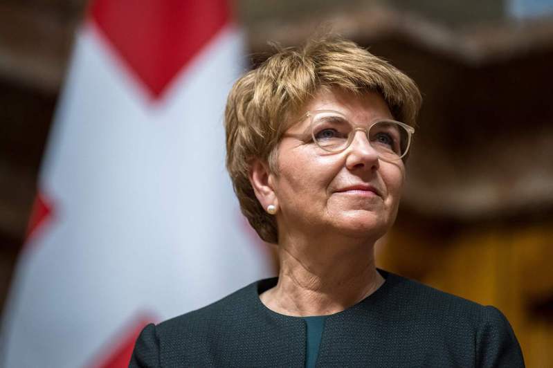 瑞士國會議員可望選舉首位女性國防部長阿姆赫德（圖）擔任下屆總統，並選出新內閣。 法新社