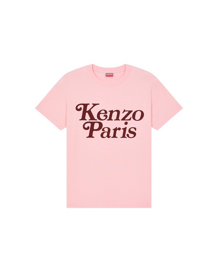 KENZOxVERDY褐粉色休閒版短袖上衣，7,800元。圖／惇聚國際提供