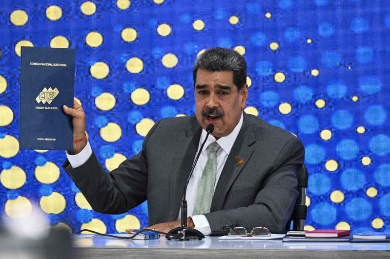 委內瑞拉總統馬杜洛。法新社