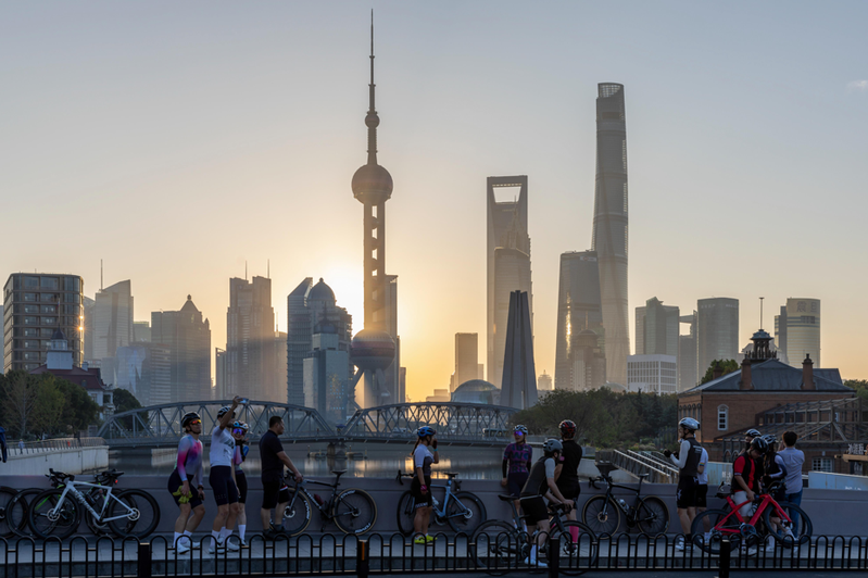中國北京、上海、廣州、深圳4個一線城市的房租連續6個月出現年減。（美聯社）