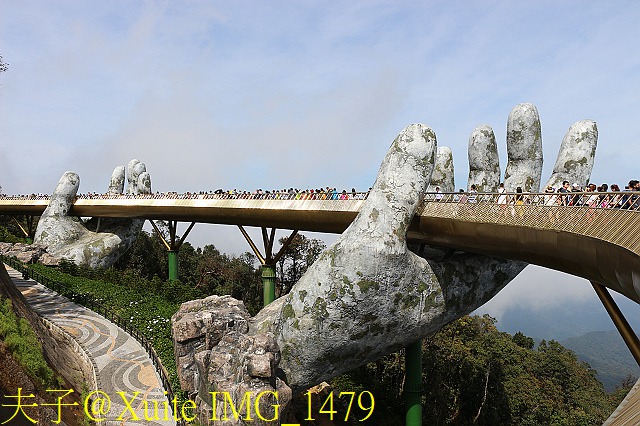 越南峴港 太陽世界巴拿山 黃金佛手橋