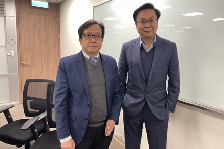 富喬總經理陳壁程（左）、發言人胡銘倫。 聯合報系資料庫