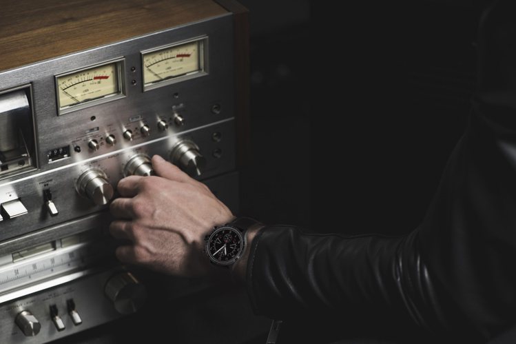 Reservoir新款Sonomaster Chronograph雙逆跳計時碼表，展現出音聲、時間與時計的品味連集。圖／瑞德利提供