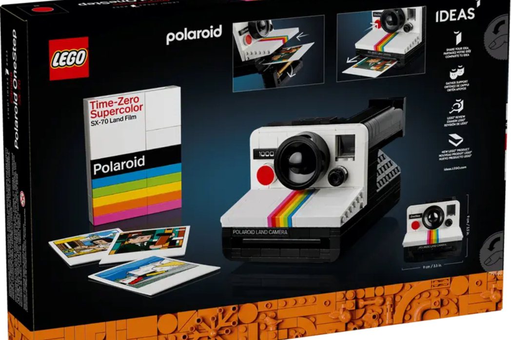 Lego Polaroid OneStep SX-70預計2024年1月1日開賣...