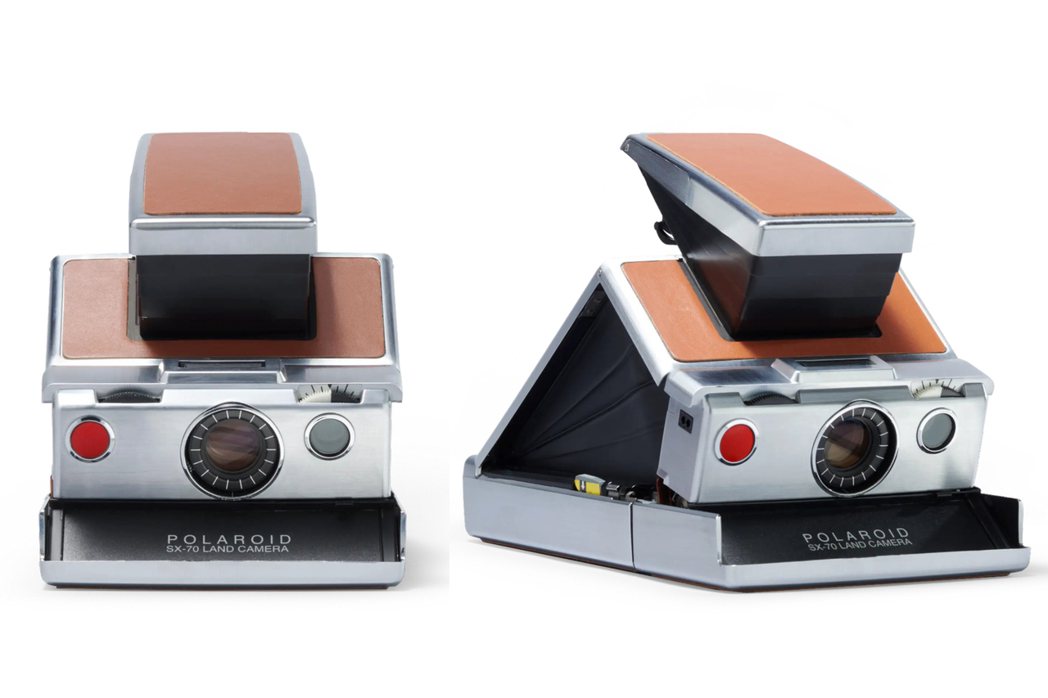 Polaroid SX-70摺疊式造型，至今仍是經典不敗之作。圖｜Polaroi...