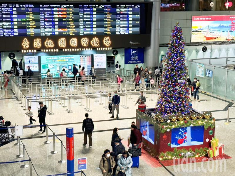 迎聖誕、寒假及元旦連續假期，桃園機場完成疏運整備工作。圖／機場公司提供