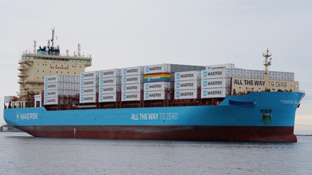 貨櫃航運巨擘馬士基（Maersk）表示，正準備恢復行經紅海。（路透）