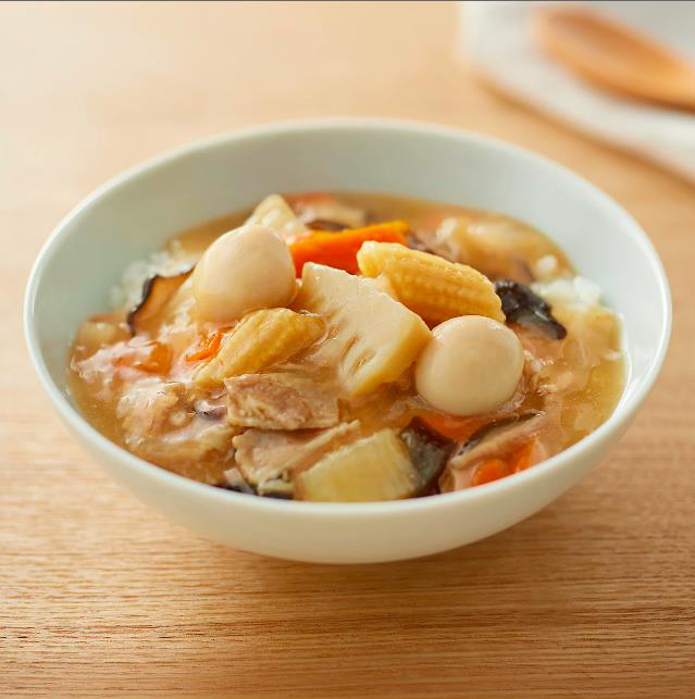 日本無印良品年度銷售第9名，速食湯拌飯（八寶菜）。圖／摘自日本無印良品官網