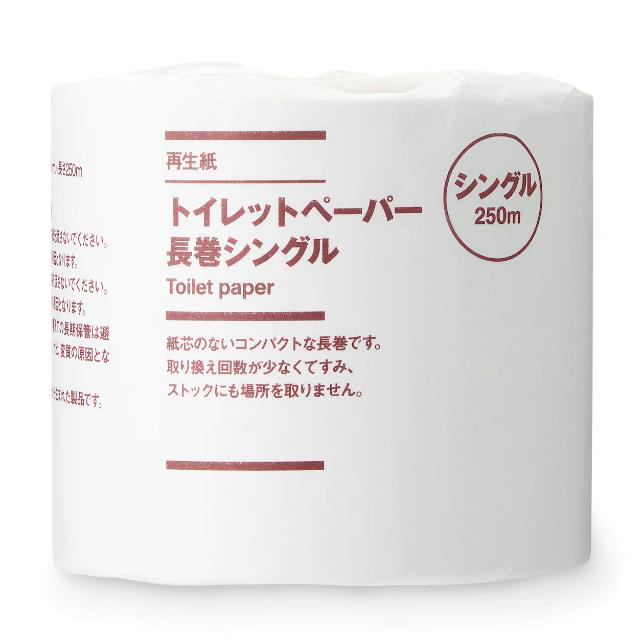 日本無印良品年度銷售第10名，捲筒衛生紙。圖／摘自日本無印良品官網