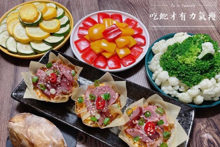 彩虹餐盤🌈減醣料理之千張鴨賞鹹派