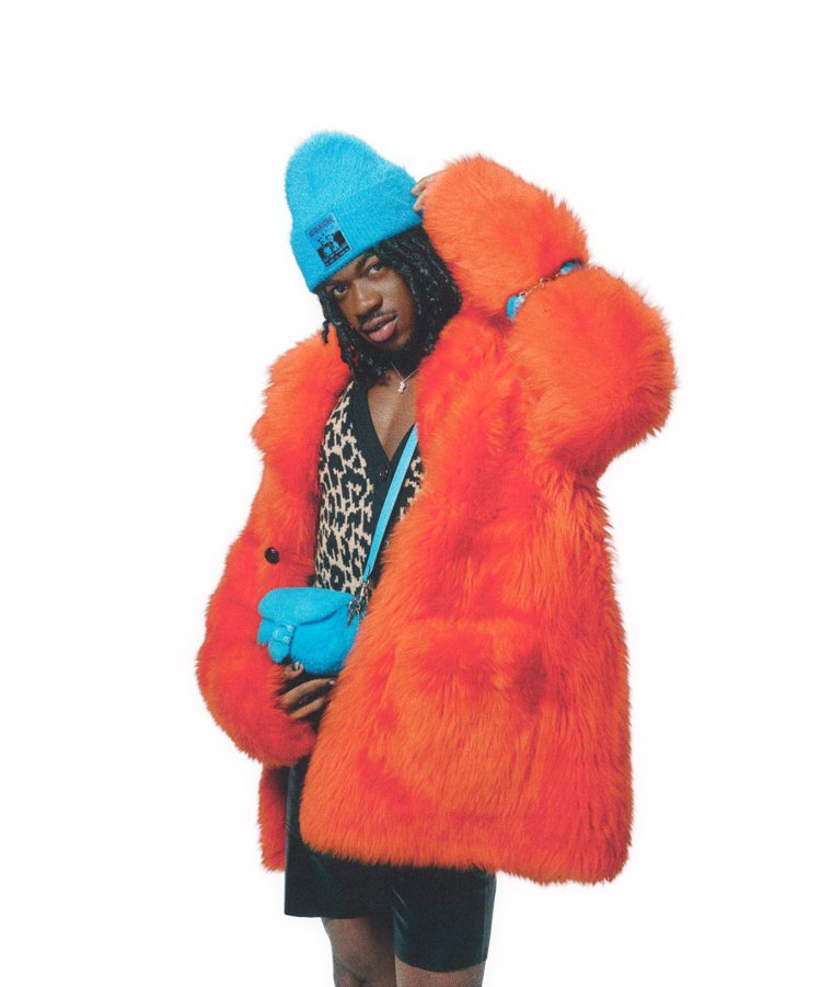 納斯小子演繹The Lil Nas X Drop系列形象廣告。圖／COACH提供