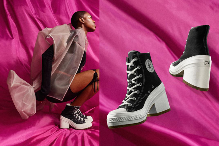 休閒品牌Converse以品牌經典帆布鞋為基礎推出三款春季新鞋，顛覆設計，滿足不同穿搭需求。圖／Converse提供