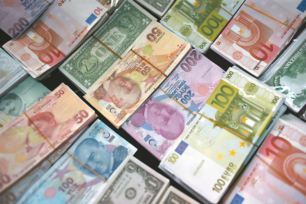各國貨幣示意圖。 圖／聯合報系資料照片