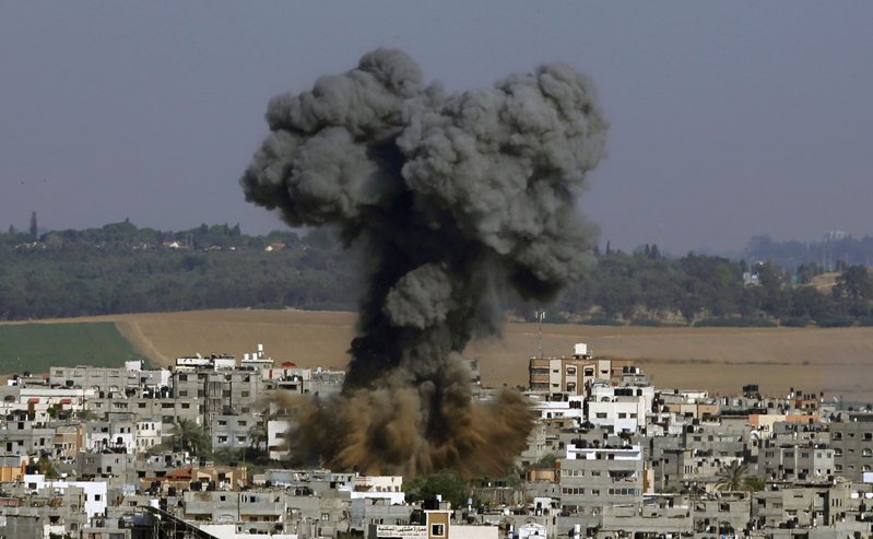 巴勒斯坦组织哈玛斯（Hamas）突袭以色列引起新一轮以巴战事。 美联社(photo:UDN)