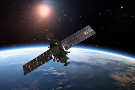 低軌衛星離地球最近，具備低延遲、高頻寬、低成本等特性。(網路照片)