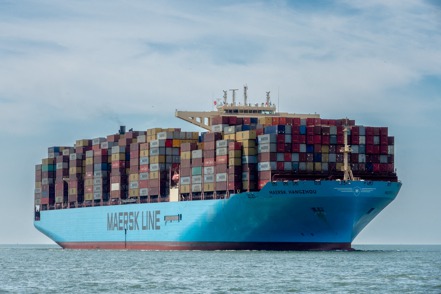 航運巨頭馬士基（Maersk）18日表示，北歐港口的天候干擾及船舶避開紅海航道，正導致貨櫃碼頭出現壅塞。 路透