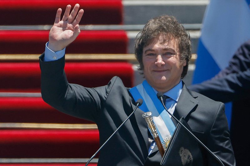 阿根廷新任總統哈維爾．米雷伊。 歐新社