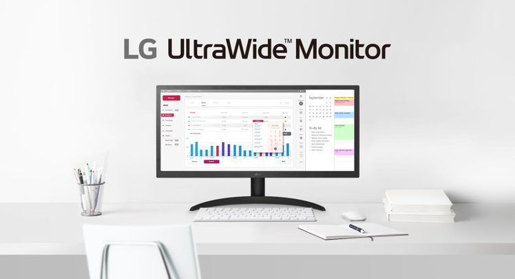 LG UltraWide全高清螢幕擁有sRGB色譜的99%覆蓋率，亦搭載AMD FreeSync技術，玩家可擁有完美流暢的、無撕裂感的高畫質遊戲體驗。圖／LG提供
