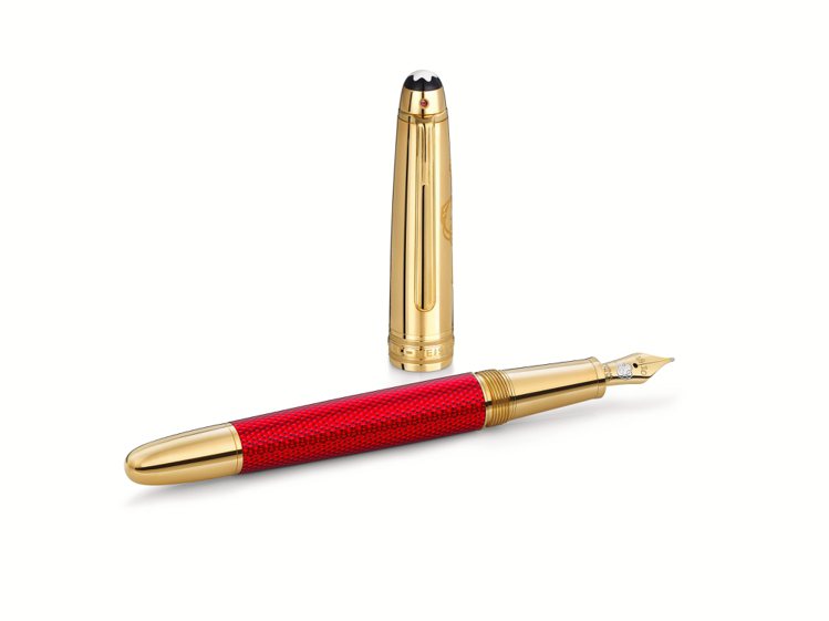 MONTBLANC大師傑作Red Hour Doué Classique特別款鋼筆，52,800元。圖／萬寶龍提供
