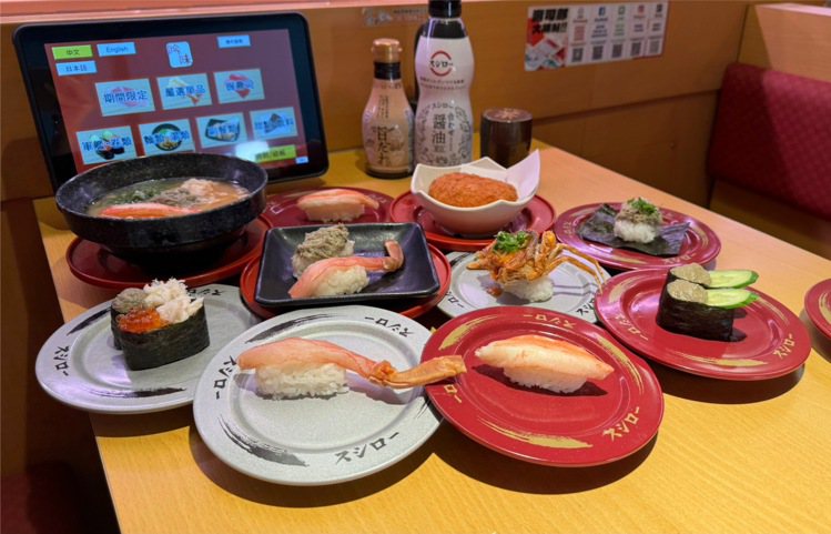 壽司郎推出「大感蟹季」，提供多款蟹類品項。圖／壽司郎提供