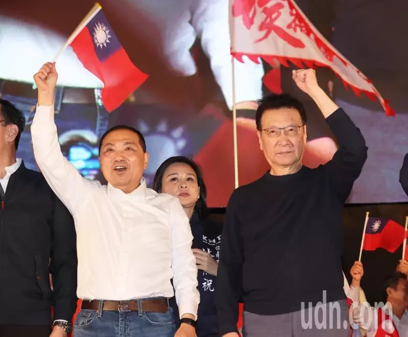 國民黨正副總統候選人侯友宜（左）、趙少康（右）。圖／聯合報系資料照片