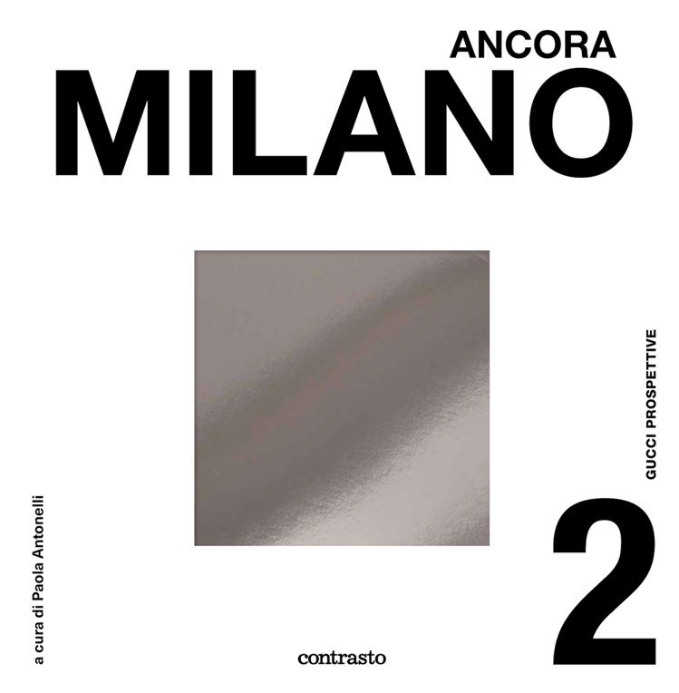 在GUCCI Ancora 2024秋冬男裝首秀登場前夕，品牌推出《Gucci Prospettive 2：Ancora Milano》，並以銀色為刊物色彩主視覺。圖／GUCCI提供