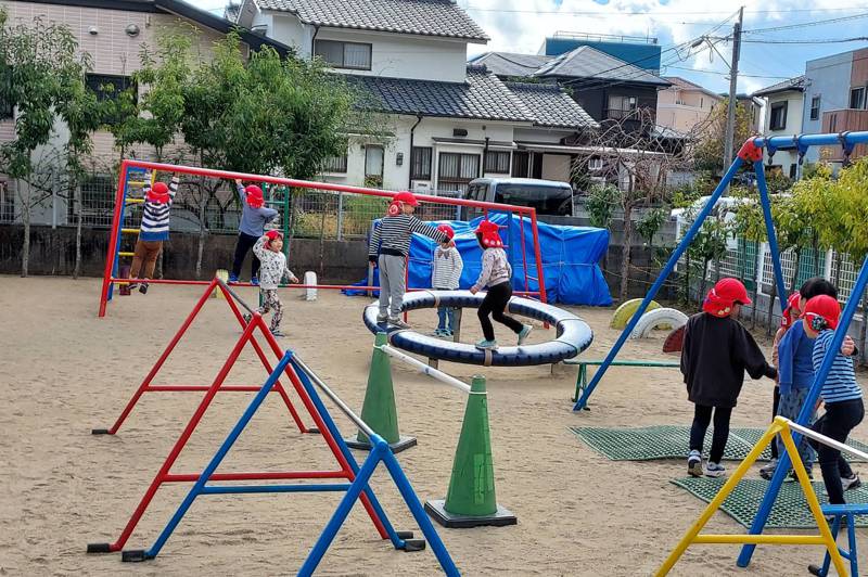 日本幼兒園的教養、教育方式，跟台灣有許多不同。圖／楊逸飛提供