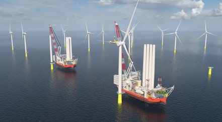 丹麥風機安裝船業者Cadeler正計劃擴大版圖，進軍亞洲離岸風電市場，努力甩掉2023產業屢遭挫折的情勢。(網路照片)