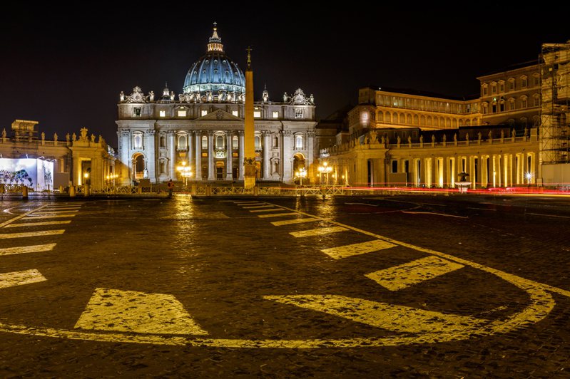 梵蒂岡的聖伯多祿廣場。圖／ingimage