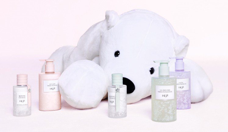 迪奧推出迪奧寶貝雲朵香氛，以及洗浴護膚品系列。圖／迪奧提供