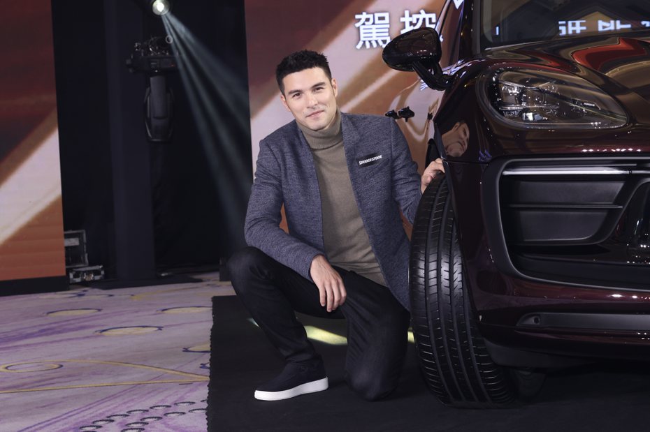 鳳小岳出席輪胎品牌新品發表會。記者王聰賢／攝影