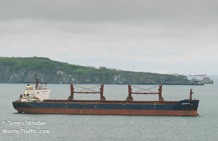 被直接命中希臘散裝貨輪Zografia遇襲時船上沒有貨物。www.marinetraffic.com