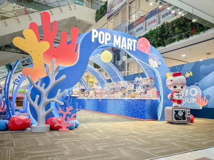 POP MART泡泡瑪特新北獨家快閃中和店。圖／環球購物中心提供