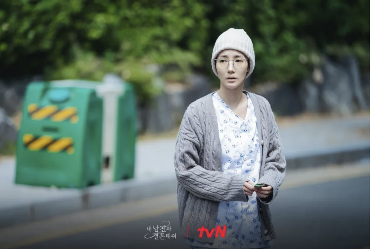朴敏英在《和我老公結婚吧》飾演「罹癌角色」。圖片來源：fb@tvNDrama